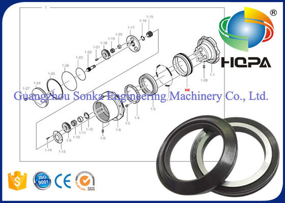 Excavator Parts Rotary Oil Seal K9003721 , Hydraulic Motor Seal Kits Eco Friendly