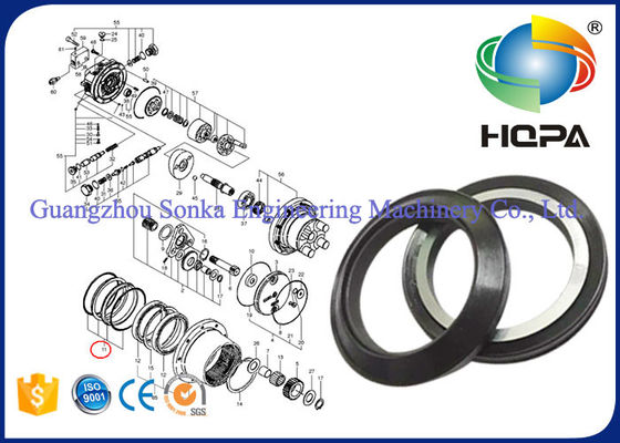 Eco Friendly Durable Rubber Oil Seal FRP-710-17 With Smooth Surface Treatment