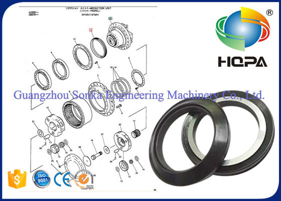 Kobelco MD200 Floating Oil Seal Standarded Size With 60-90 Shore A Hardness