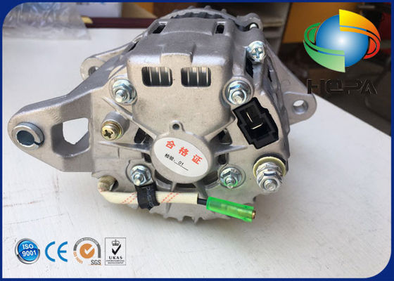 Metal Excavator Engine Parts For Sumitomo SH60 Isuzu 4jb1 Alternator 12V