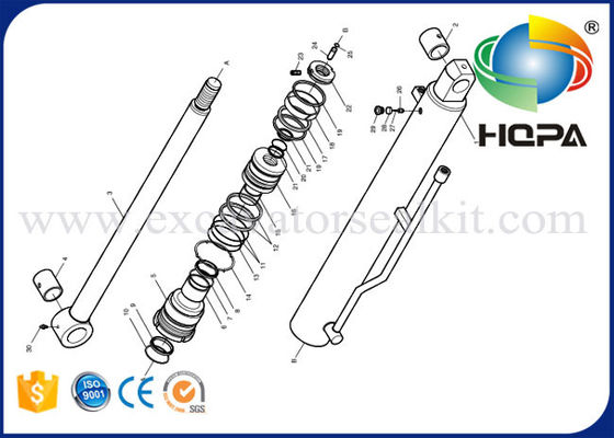 OEM 714-16-19730 Komatsu Friction Plate Disc Parts For WA200-6 Wheel Loader