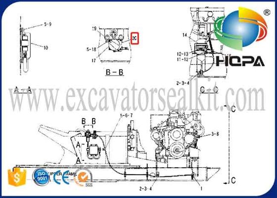 102-8007 1028007 Stepping Throttle Motor FOR   307 307B E307