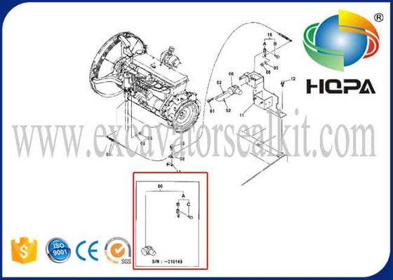 Hitachi EX200-5 EX200-6 ZX200 Excavator Engine Parts Stepping Throttle Motor 4614911 4360509