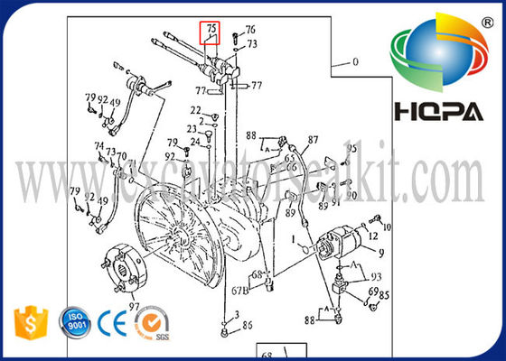 9147260 9120191 High Speed Excavator Solenoid Valve For EX120 EX200-2 EX200-3 EX200-5