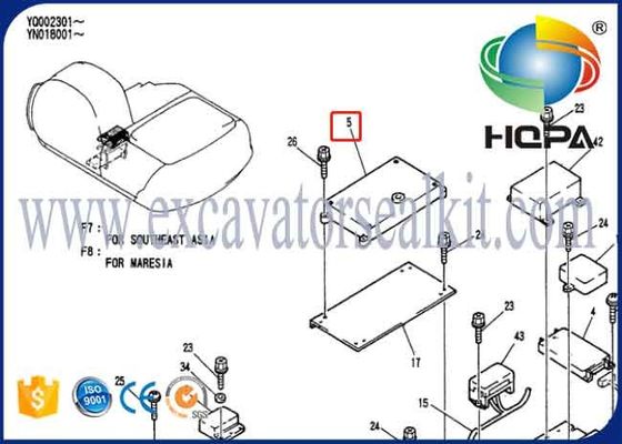 YN22E00015F2 Excavator Monitor Controller CPU Control Panel Programed SK200-2 SK200-5