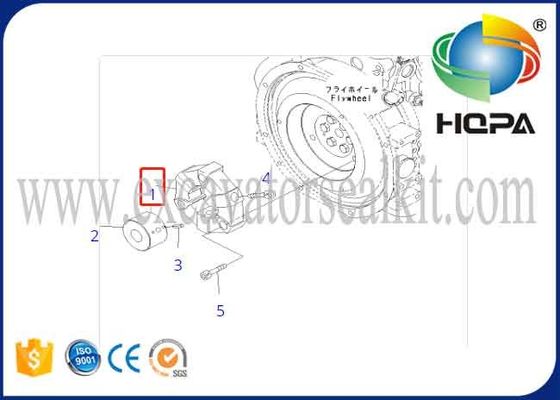 20T-01-31110 Coupling 16A & Coupling 16AS  PC30, PC40, PC60, SK03, ZAX55, EX40, SK55