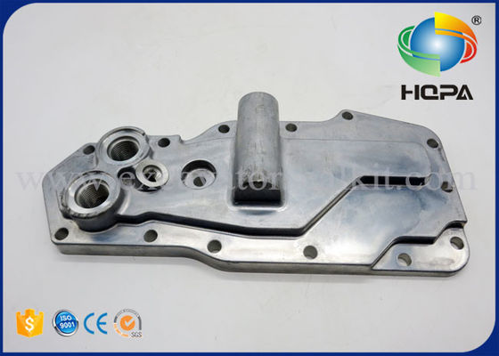 6D102 4D102 Komatsu Excavator Engine Parts PC200-7 6735-61-2220 Oil Cooler Cover Assy