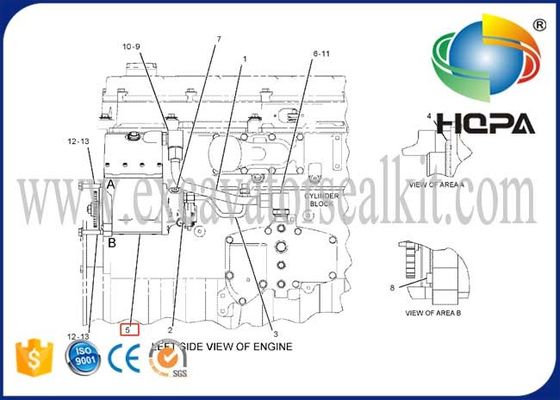 319-0677 10R-8899 Hydraulic Fuel Injection Pump Fit For  324D 336D Engine C7 C9