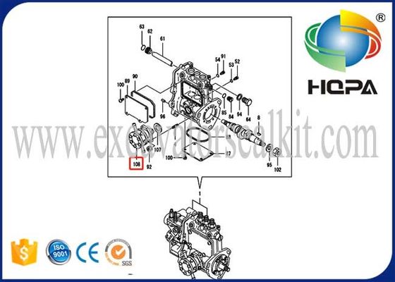 Fuel Transfer Pump 129100-52101 Feed Fuel For Engine 4D84 3TNV76 4TNE88