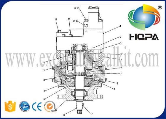 8J-0498 8J0498 Excavator Hydraulic Pump MOTOR GRADER 12G 130G 140G 160G