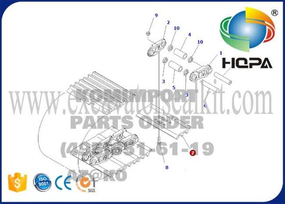 20Y-32-11111 20Y3211111 Excavator Hydraulic Parts Track Shoe PC150 PC200 PC210 PC220 PC230