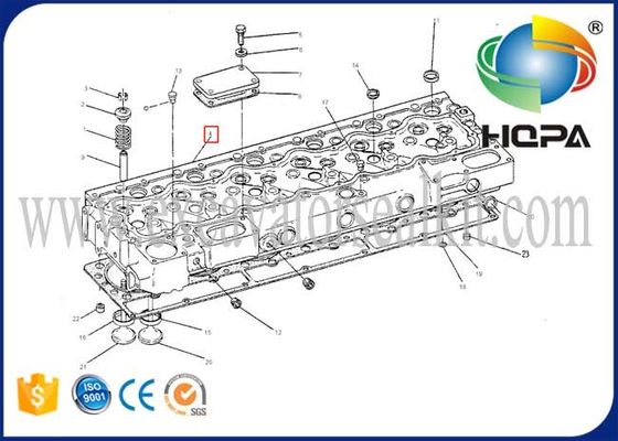  Excavator 3306 3306B Engine Cylinder Head 8N6796 8N-6796