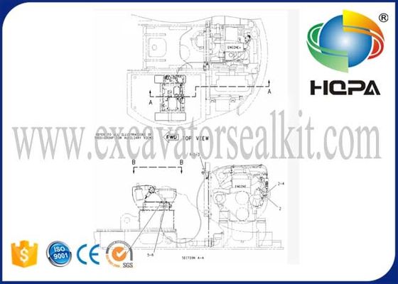 132-7786 132-7818 139-3922 Stepping Throttle Motor For  E305C E307B E308C E313B