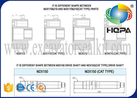 Swing Motor Repair Kit HZZC-M2X170CHB For HD900-5 HD900-7 E330 E330B