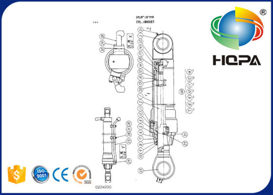 4153213 Bucket Cylinder Seal Kit For HITACHI UH07-7(NEW) UH083